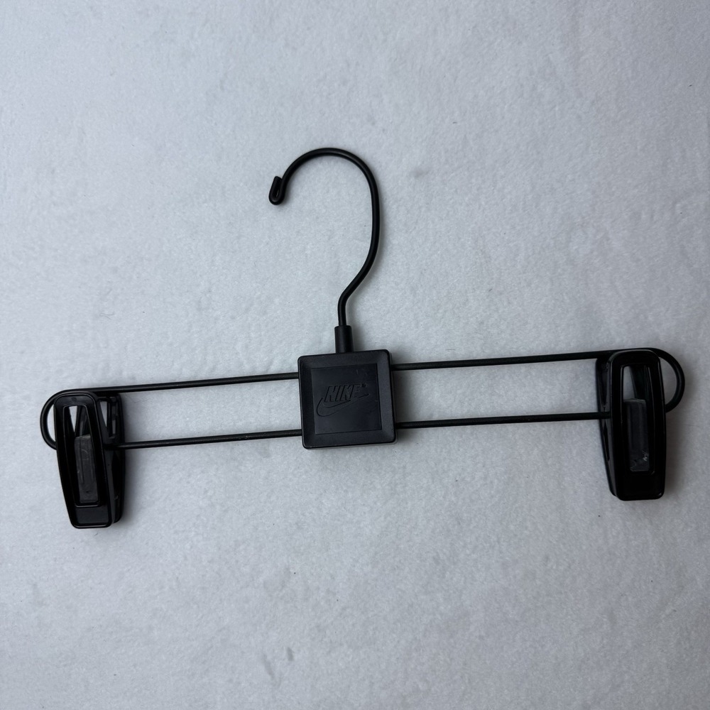 Nike 2000s Black Clothing Pants Hanger Display With Clips‎ Y2K Advertising